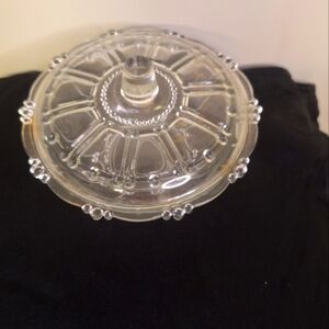 Glass Candy Dish 7.5"